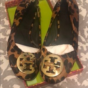 Tory Burch Leopard Reva Flat